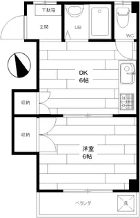 柏ハウス【2階】の間取り