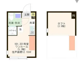 ハーモニーテラス・エーデルシュタイン上板橋【2階】の間取り