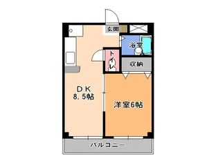 ますだマンション【5階】の間取り