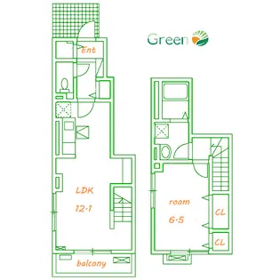アネラ湘南IIの間取り