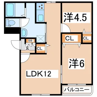 ヒーローマンション高瀬【3階】の間取り