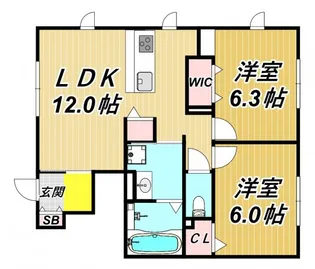 エスペーロIII【1階】の間取り