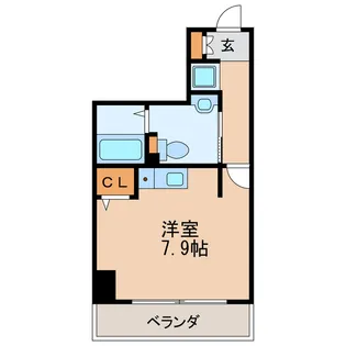 パークアクシス丸の内【7階】の間取り