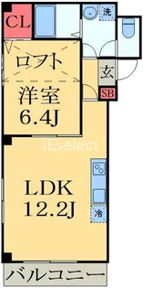 プレシア千葉中央【1階】の間取り