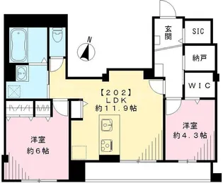 フェリーチェ【2階】の間取り