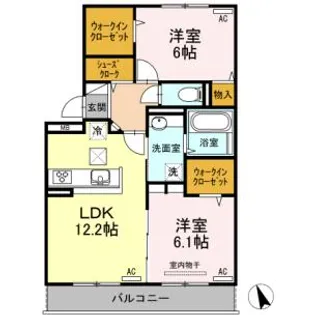 アモーレ【1階】の間取り