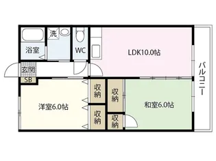シティハイム マック【1階】の間取り