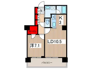 豊洲シエルタワ-【12階】の間取り