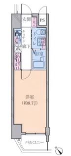 MUSIC JOY根岸【4階】の間取り
