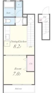 メゾンアイリス2の間取り