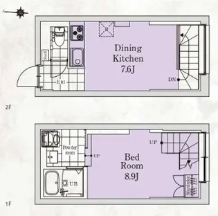 SOU YOYOGIKOUEN【2階】の間取り