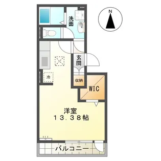 エレガンシア【1階】の間取り