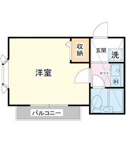 ローズアパート24番館【2階】の間取り