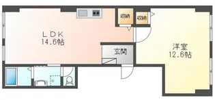 四谷ランドビル【4階】の間取り