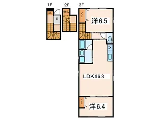 VIOLA【3階】の間取り