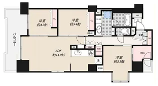 アマックス横浜【7階】の間取り