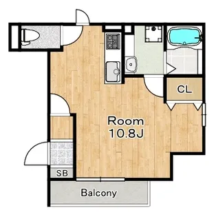 ダイヤモンドフジ大正【2階】の間取り