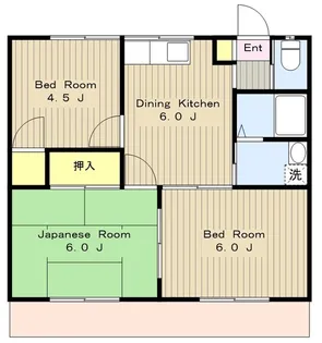光ハイツ【1階】の間取り