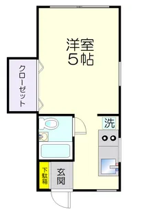 Fハイツ【1階】の間取り