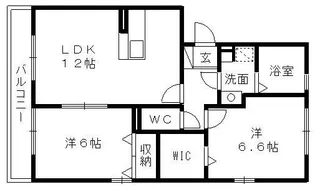 フェリーチェ【3階】の間取り