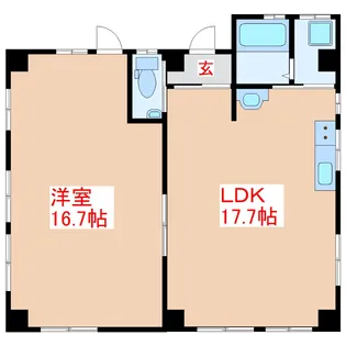 西村ビル【2階】の間取り
