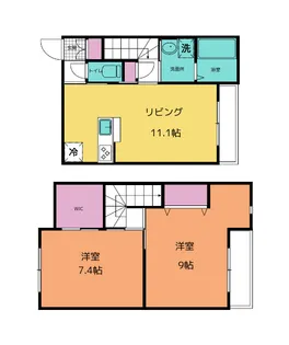 エクラシエ南光台【1階】の間取り