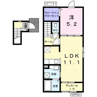 フリーデ アサクラ【2階】の間取り