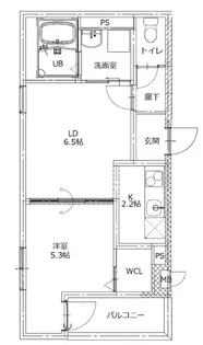 フジパレス堺鳳中町ノース【2階】の間取り