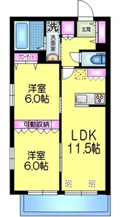 AngeA アンジュエー【3階】の間取り