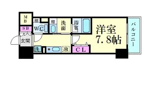 パークアクシス新栄【4階】の間取り