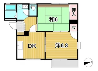 セピアコートA【1階】の間取り