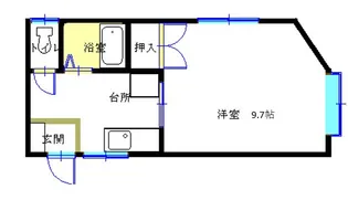 魁光ビル【2階】の間取り