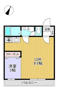 エス・カーサI【1階】の間取り