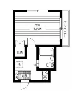 ヒルズタカハシ【2階】の間取り