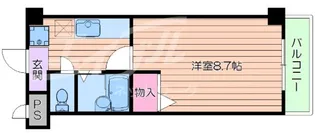アズビー千里山【4階】の間取り