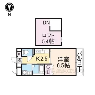 SUNBELL&寝屋川【2階】の間取り