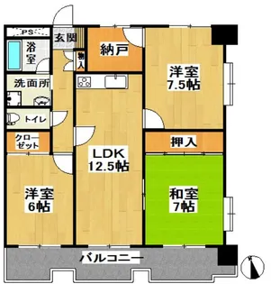 デスペランサ【3階】の間取り