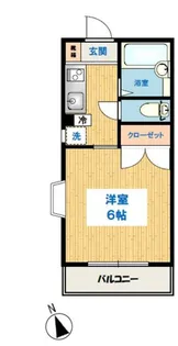 キャッスルタツミ【3階】の間取り