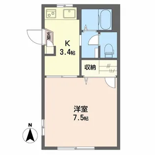 ディアス21【1階】の間取り