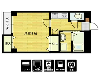 パークサイド【1階】の間取り
