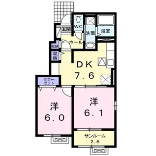 スマイル パーク【1階】の間取り