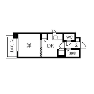 サポナール円山【4階】の間取り