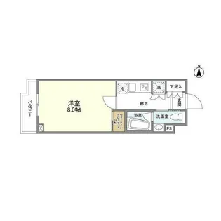 コンフォリア桜上水【2階】の間取り