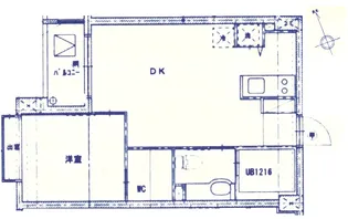 ベルジューレ高輪【3階】の間取り