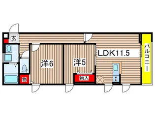 サイエンスコート【1階】の間取り