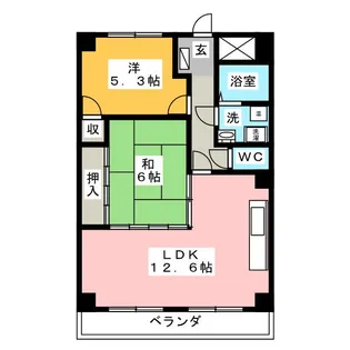 CASA本郷【2階】の間取り