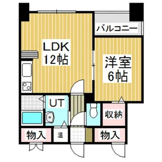 グランドール表町【4階】の間取り