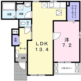 メゾン・ド・クレール【1階】の間取り