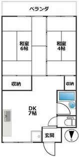 ハイツ和の家【2階】の間取り