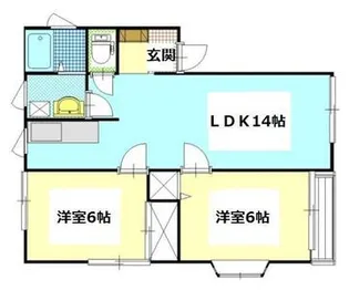 POSH HOUSEII【1階】の間取り